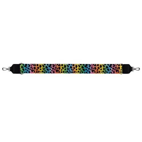 Image of TODIYADDU Gradient Leopard Bag Straps Replacement Crossbody for Gifts Sports Easter Comfortable Handbag Strap Wide Adjustable Purse Strap Purse Straps for Purses Suitable for Women Men
