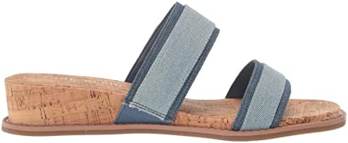 Anne Klein Women's BRIDA Slide Sandal, Denim, 6 | Image 5