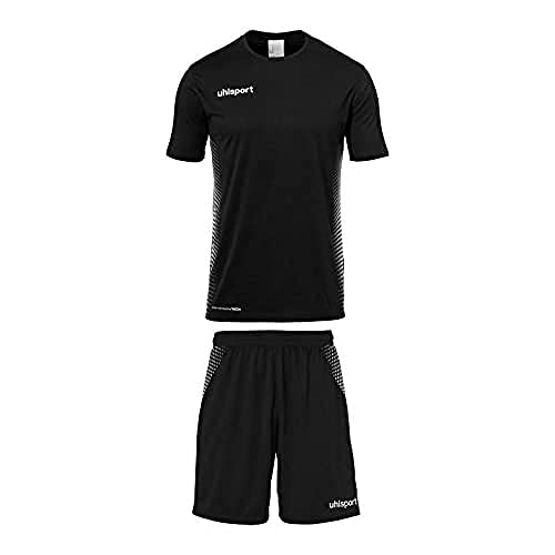 Uhlsport Kinder Kinder Trikot&shorts Score Trikot&Shorts Kit, schwarz/weiß, 116, 100335101