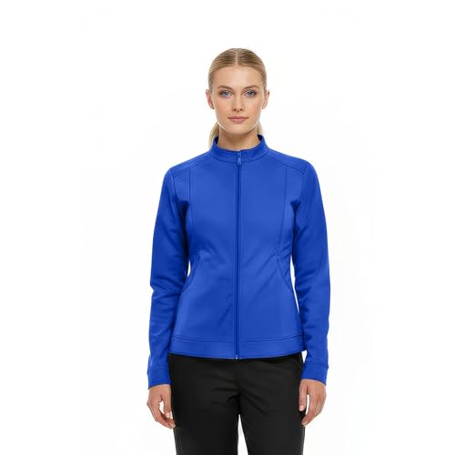 Natural Uniforms Women's Ultra Soft Front Zip Warm-Up Scrub Jacket
