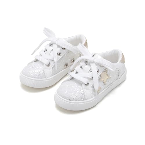 Kiderence Toddler Girls Sneakers Little Girls Running Sports Shoes(Toddler/Little Kids)