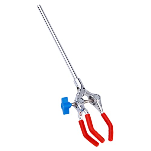 COSMEVIVI Stainless Steel 3-prong Laboratory Clamp Beaker Holder Test Tube Clamp for Lab Use Safe for Boys and Girls