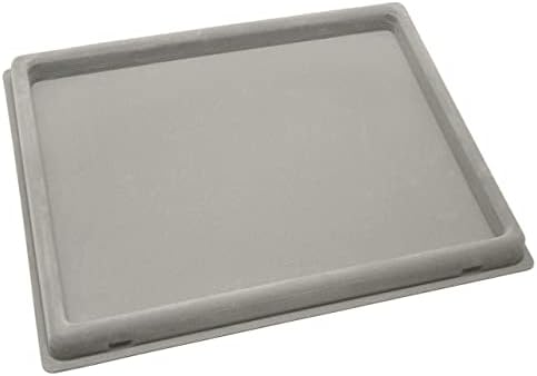 The Beadsmith Treasure Mat Tray, 11 x 14 inches, Bead Board, Grey Flocked, with Cover, Design Boards for Jewelry Making …