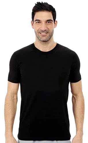 Image of Classic Men Polyester Crew Neck short Sleeve T-Shirt