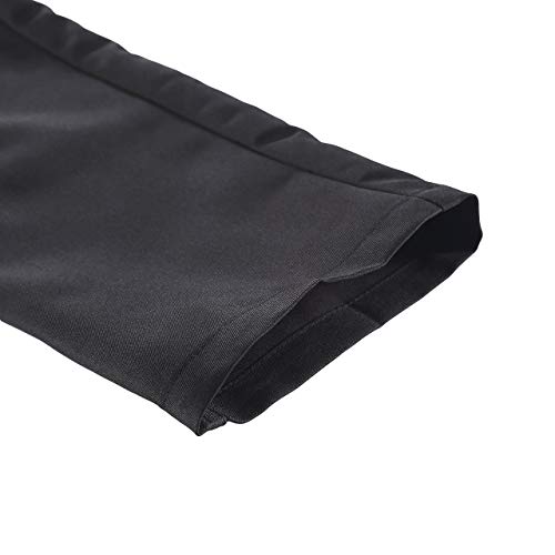 Image of Bienzoe Boys School Uniform Pants: Kids Stretch Polyester Adjustable Waist Dress Pant