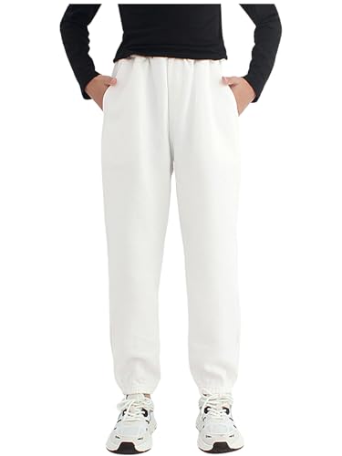 Boys Girls Jogger Pants Kids Elastic Waist Casual Sweatpants Athletic Cotton Trousers with Pockets3