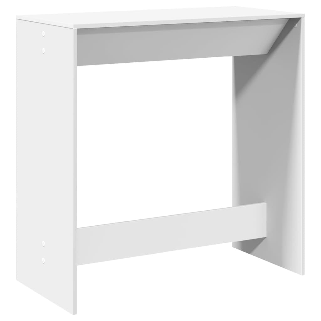 vidaXL Tavolo da Bar Bianco 102x50x103,5 cm in Legno Multistrato