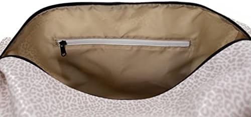 Jadyn Lola Travel Bag, Weekender/Overnight Duffel, Gym Tote Bag for Women (Desert Leopard) 5 Jadyn Lola Travel Bag, Weekender/Overnight Duffel, Gym Tote Bag for Women (Desert Leopard)