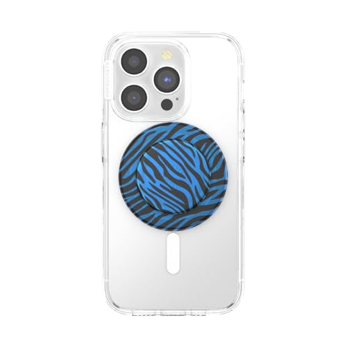 Image of PopSockets Phone Grip with Expanding Kickstand Compatible with MagSafe, Phone Holder, Wireless Charging Compatible - Zed