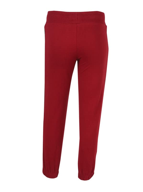 Image of Jockey AG68 Girls Super Combed Cotton French Terry Graphic Printed Relaxed Fit Joggers