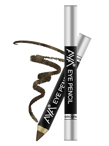 Image of AYA Eye Pencil For Kajal /Eye Liner - Brown 2.8g | Glides Smoothly | Creamy smooth formula | Light weight