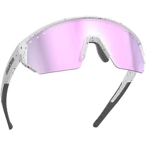 NAKED Optics Blade Sports Glasses with UV400 Protection Cover