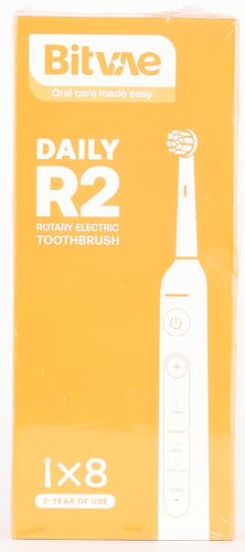 Bitvae R2 Rotating Electric Toothbrush For Adults With 8 Brush Heads, Travel Case, 5 Modes Rechargeable Power Toothbrush With Pressure Sensor, 3 Hours Fast Charge thumb #8
