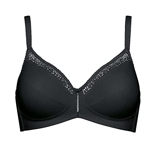 Triumph Donna Cotton Beauty N, Bra, Black, 3D - 3