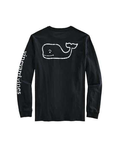 Image of vineyard vines Men's Long Sleeve Vintage Whale Pocket T-Shirt