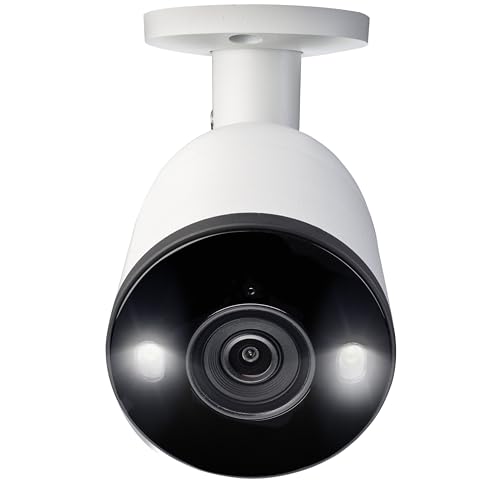 Image of Lorex Outdoor 4K IP Add-On Metal Bullet Security Camera | NVR Add-On | Smart Motion Detection | 2-Way Talk | Color Night Vision | IP67 Waterproof | Requires Recorder | Person and Vehicle and Face, Color Nv and Ir 150ft, 2-Way Talk, Poe, IP67