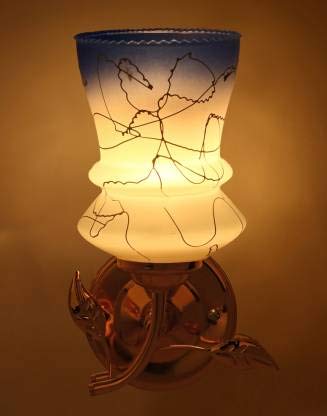 JUBILEE TRADERS DECORATIVE ANTIQUE DESIGN UPLIGHT WALL LAMP