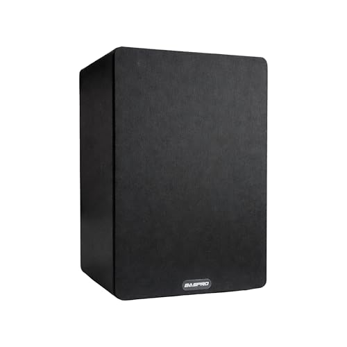 Image of BASPRO | Bookself Speaker M-65P (Single Unit) Passive Speaker System with 6.5 inch Mid- Bass Driver and 1.5 inch Hi-Frequency Tweeter