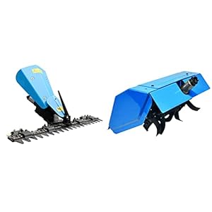 Güde 95181 GBM 970 Balkenmäher zu 95180, 152 x 98 x 151 cm & 95183 GGF 620 Gartenfräse zu 95180, Blau