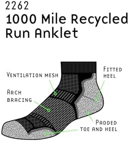 1000 Mile Run Anklet Ladies - Colgan Sports