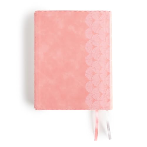 KJV Notetaking Bible, Large Print Edition, Soft Pink LeatherTouch, Red Letter, Wide Margins, Journaling Space, Single-Column, Reading Plan, Easy-to-Read Bible MCM Type - image 7