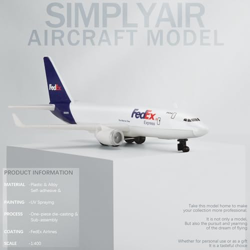 Simplyair FEDEX Airplane Model Kits Plastic Airplane Model thumb #1