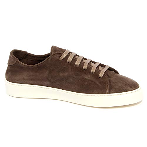 Sneaker uomo CARACCIOLO G0386 fini les pieds comprimés avec le daim non doublé