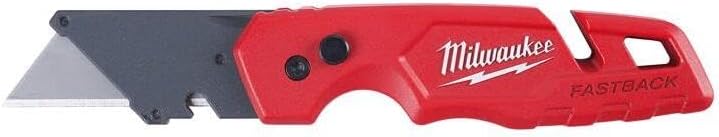 Milwaukee 48-22-1901 Fastback Press and Flip Utility Knife with Belt Clip and Onboard Wire Stripping