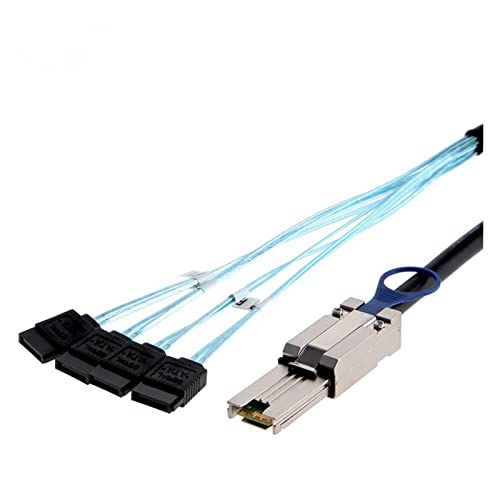 Cable Divisor Mini SAS 26Pin SFF-8088 a 4 SATA 0.5m miniatura 3