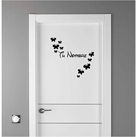 Artstickers Pegatina Infantil Personalizada con Mariposas Cover