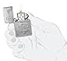 Zippo Lighter: Bison Design Engraved - Brushed Chrome 48803