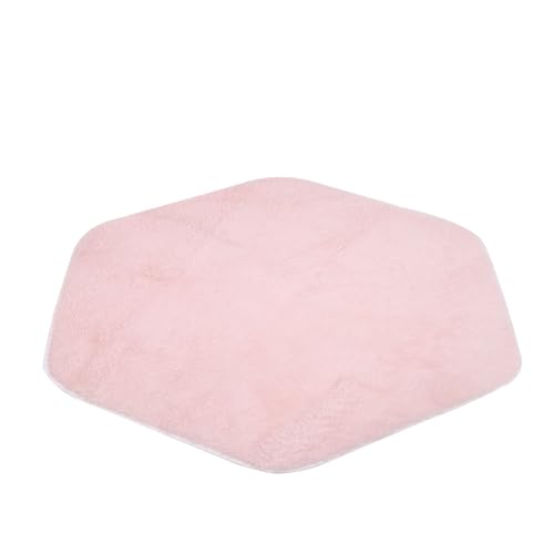 GLSTOY Alfombra Hexagonal para Tienda De Campaña Alfombra Hexagonal Rosa para Tienda Alfombra De Juego Hexagonal para Juguetes para Alfombra Hexagonal Sala De Juegos para Alfombras De