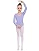 Hawiton Maillot de Gimnasia Ritmica niña 2-12 Años,algodón Elástico de Ballet Body...