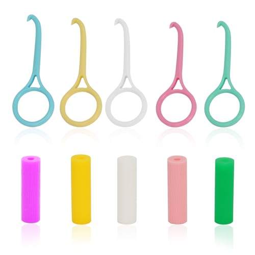 Aligner Removal Tool, 10Pcs Retainer Remover Tool with Chewies, Dental kit for Oral Tooth Cleaning