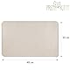 Napfunterlage für Katzen und Hunde in beige – lebensmittelechtes Silikon – rutschfeste Unterlage für Futternapf Hund und Katzen Futternapf – 30x48cm – wasserdichte Napf Matte von PRETTY KITTY