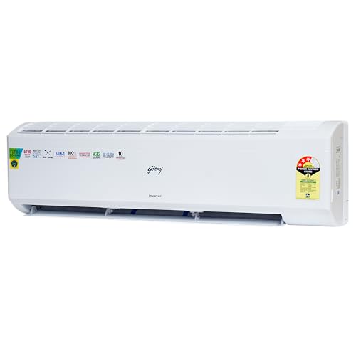 Image of Godrej 1.7 Ton 3 Star, 5-In-1 Convertible Cooling, Inverter Split AC (Copper, Turbo Cooling at 52C, 2024 Model, SIC 20ITC3-WYS, White)