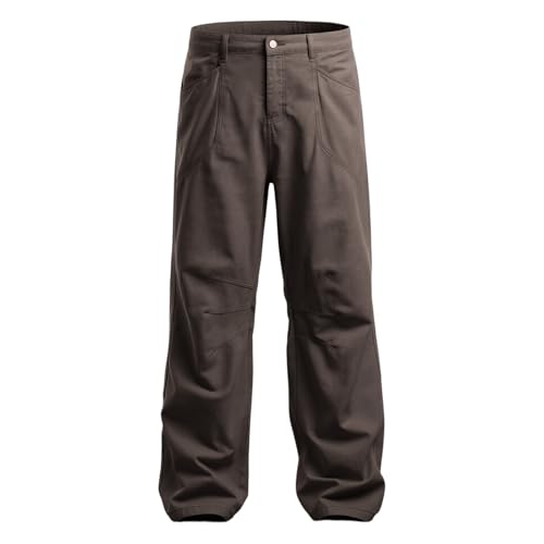 Pantalones cargo para hombre, de un solo color, elásticos, militares, para exteriores, con múltiples bolsillos, pantalones tácticos, pantalones de tela, elegantes pantalones de ocio, pantalones largos