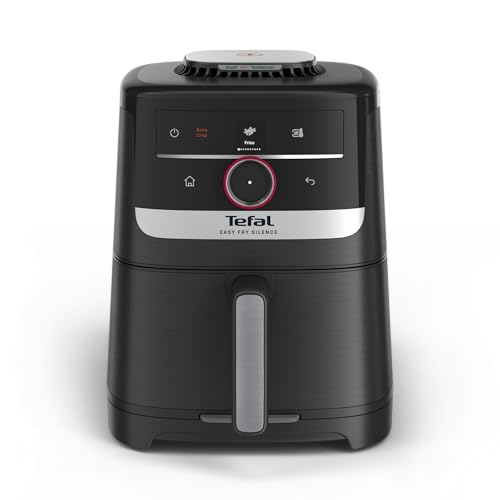 Tefal EY5728 Easy Fry Smart & Silence Silence Airfryer silenciosa, 5 L, tecnología silenciosa, sistema de asistencia inteligente con 55 programas, sistema de fácil almacenamiento y limpieza