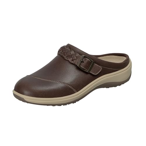 Orthofeet Women's Irma Leather Clogs