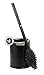 Biom Paris – BBB La Brosse – Balai Brosse de Toilette Hygiénique Zéro Gouttes - sans Poils avec Support – Balayette WC Salle de Bain - Matières Bio-Sourcées Recyclées – Made in France - Noir Zan