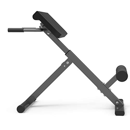 Qazqa Core Trainer Weight Ab Bench Folding Roman Chair, Adjustable Leg Press Machine, Abdominal Strength Training Equipment, Lower Extension Bench Hyperextension Machine for Back Workout