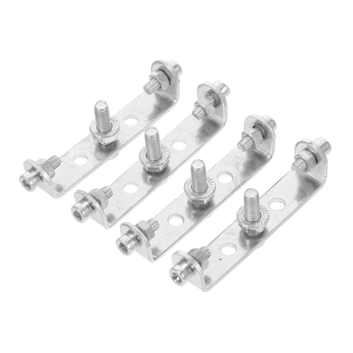 Toddmomy 4Pcs Bicycle Rack Adapter Bracket U Shaped Plate for Mountain and Bikes Easy Installation for Enhanced Rear Cargo Capacity and Space Saving Storage