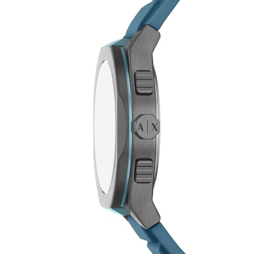 Image of Armani Exchange Analogue Men's Watch (Blue Colored Strap)