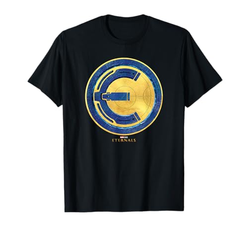 T-shirt Marvel Gold Blue Logo le cadeau parfait pour fan de comics