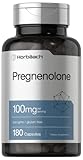 Pregnenolone 100mg | 180 Capsules | Hormone Support Supplement | Non-GMO and Gluten Free | by Horbaach