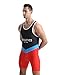Viisendy Pro Men's Wrestling Singlets Athletic Supporters Sport Bodysuit Sleeveless Training Leotards Weightlifting Jumpsuits Red L