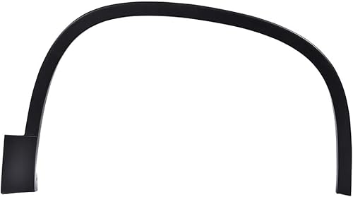 PIT66 Guardabarros, compatible con Volkswagen Tiguan 2012-2017 delantero derecho texturizado negro 5N0854732B9B9