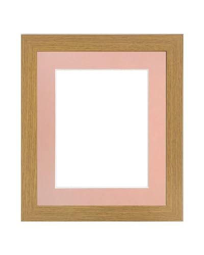 Frames by Post Cadre photo en chêne Studio avec monture rose 40 x 50 cm pour une image de 30 x 40 cm