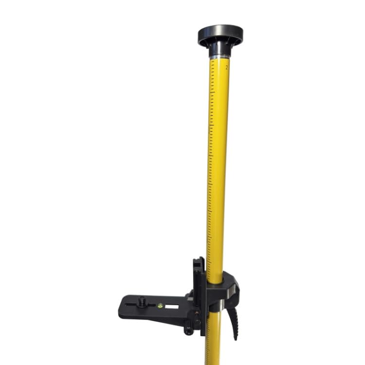 Columna de sujeción LP4.8T telescópica de 4,8 m con trípode de aluminio y soporte láser de 1/4" 5/8" para láser de líneas cruzadas y láser rotativo