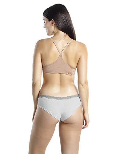 Image of Emprella Cotton Underwear for Women, Seamless Women's Underwear Pack, Cheeky Hipster Panties